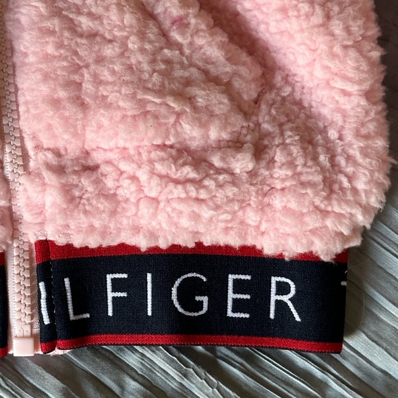 Tommy Hilfiger Baby Girls Minky Hooded Jacket Zip up Fleece ACCEPTING OFFERS - Picture 9 of 16